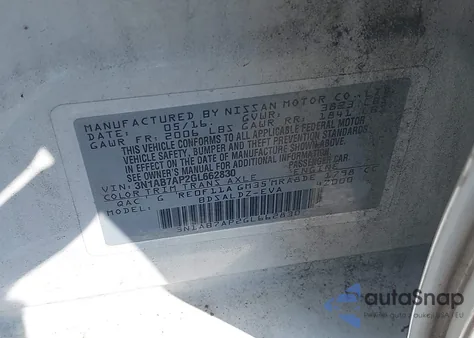 2016 Nissan Sentra Sv from USA, damaged, VIN 3N1AB7AP2GL662830
